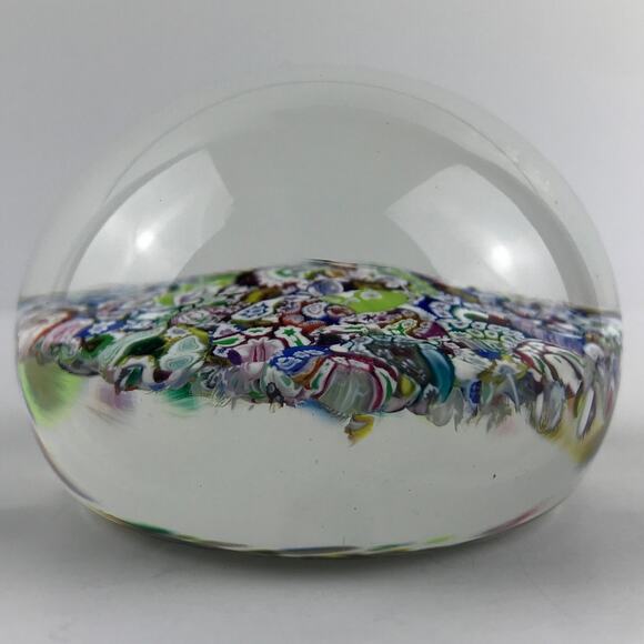 Perthshire PP19 1974 Scrambled End-of-Day Millefiori Vintage LE Paperweight - Picture 4 of 13